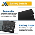 thumbnail image 4 of Batería de ordenador portátil Mobik 7WNW1 51 Wh 11,4 V para Dell Latitude 5424, 4 of 7