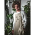 thumbnail image 4 of Awkward Styles Adjustable Unisex Bib Apron - Moth Design Apron, 4 of 4