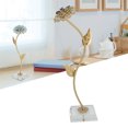 thumbnail image 1 of Adorno De Mesa De Flores, Adorno De Flores De Metal De Vidrio De Hierro, Duradero, Vívido, Atractivo Decorativo Para Mesa De Comedor, 1 of 7