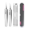 thumbnail image 1 of CXK99 on Clearance Blackhead Remover Tweezers, Professional Facial Blackhead Remover, Set of Precision Tweezers for Skin Care, Blackhead Extraction Tweezers for Sensitive Skin, 1 of 8