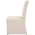 thumbnail image 2 of Fabric Slipcover Design Dining Chairs with Cushioned Seat, Set of 2, Gray, 2 of 3