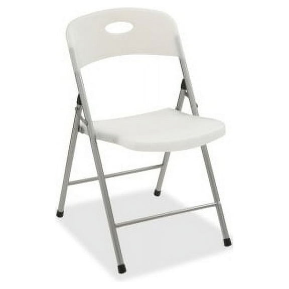 Lorell Translucent Folding Chairs - 4/CT Clear Plastic Seat - Clear Plastic Back - 19.8" Width x 18.3" Depth x 31" Height - 4 / Carton