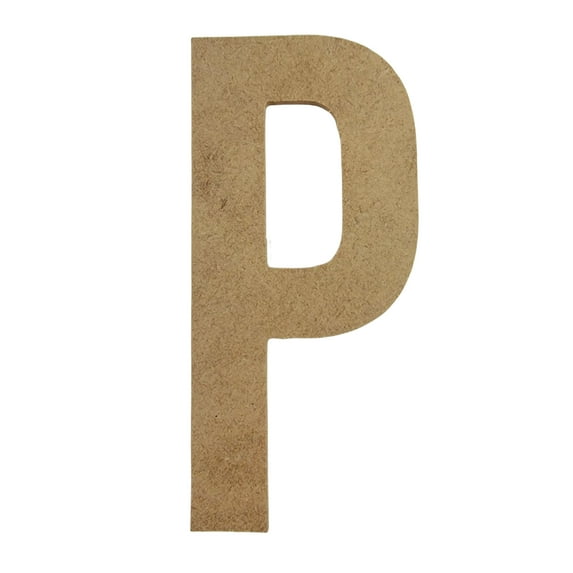 Wooden Letter Unfinished, Bebas Neue Font, Craft Cutout