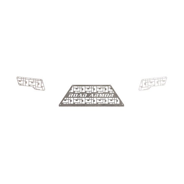 Road Armor Insert de Grille de Pare-Chocs 6172DRMD Identification; Motif d'Identification; Brut; Acier