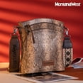 thumbnail image 7 of Montana West Multi Zip Pocket Large Crossbody Bag With Guitar Strap, C-Khaki, 7 of 7