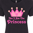 thumbnail image 4 of Inktastic Yes I Am the Princess Crown Women's T-Shirt, 4 of 5