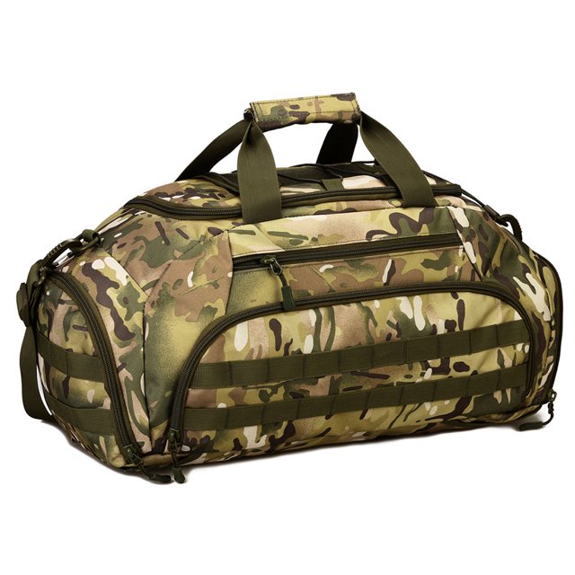 Eigraketly de 35L, bolso cruzado de nailon, ganchos de nailon impermeables, bolsas de mensajero, suministros para senderismo, accesorios de viaje, Mochilas de mochilero Camuflaje CP Eigraketly OD023075-04