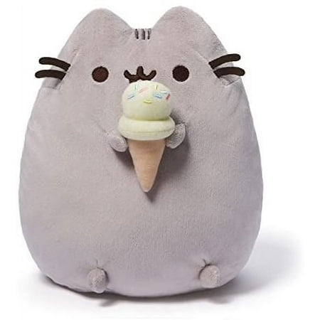 GUND Pusheen Snackables Ice Cream Plush Stuffed Animal Cat, 9.5"