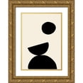 thumbnail image 1 of Uppsala Studio 11x14 Gold Ornate Wood Framed with Double Matting Museum Art Print Titled - Organic Shapes 09, 1 of 4