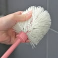 thumbnail image 4 of Tyidzon 18" Toilet Brush, Pink, Toilet Bowl Brush for Bathroom, Durable Janitorial Scrub Brush for Toilet, 4 of 6