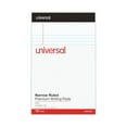 thumbnail image 2 of Universal UNV57300 5 in. x 8 in. Premium Narrow Ruled Writing Pads with Heavy-Duty Back - Black Headband (12/Pack), 2 of 8