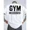 white, variant on 100% Cotton GYM No Excuses Graphic T-Shirt, Distressed Back Print Workout Tee, Oversized Comfort Colors Shirt, Fitness Gym Casual Short Sleeve Top, Trendy Gym Rat Golf Gift T-Shirt For Men and Women