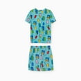 thumbnail image 6 of PatPat Toddler Pajamas Set Viscose from Bamboo Family Matching Pjs Breathable Girls Boys Short Sleeve and Shorts Skinny Sleepwear Kids 2-10Y, 6 of 11