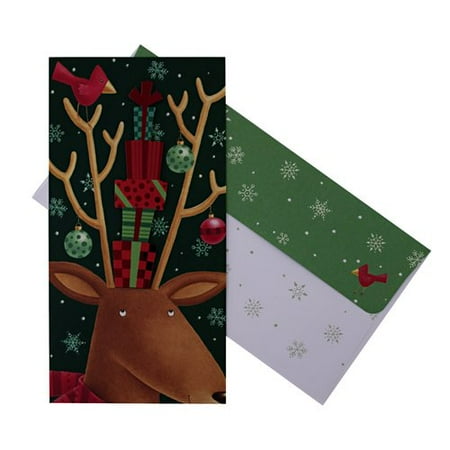 DaySpring Deer with Presents on Top Christmas Card