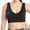 Black, variant on Womens High Support Sports Bras Solid Color Plus Size Ultra-Thin Bra Full Coverage Bras Cup Tops for Large Breasts White