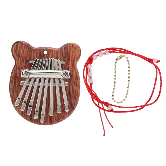 8 Tone Kalimba Mini Thumb Piano Children Gift Outdoor Leisure Instruments Bear Shape