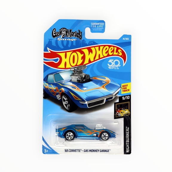 Hot Wheels '68 Corvette - Gas Monkey Garage 41/365 - 2018 Mainline