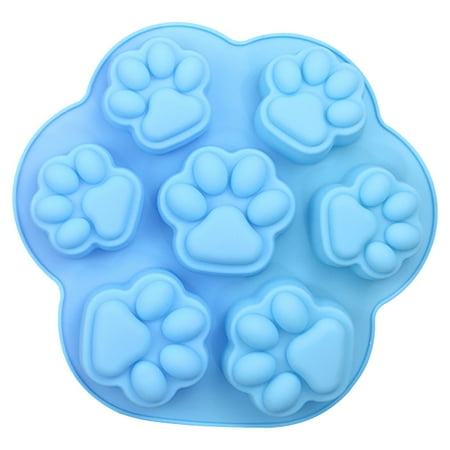 

Dog Paw Mold - Ice Cube Trays - Fondant Molds | Food Grade Tear-Resistant Silicone Candle Mould Easy Pull Out Butter Mould For Birthday Cake Shape Christmas Gifts