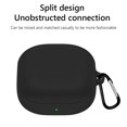 thumbnail image 5 of Funda protectora de silicona para auriculares inalámbricos para Samsung Galaxy Buds 2 (negro), 5 of 5