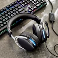 thumbnail image 3 of (Open Box) Onn HZ-WD-GX Gaming Headset with 7.1 Virtual Surround Sound, Black, 3 of 4