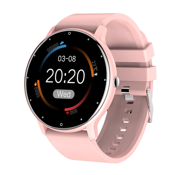 Reloj inteligente de moda con pantalla de 1,28 pulgadas para hombres y mujeres (rosa)