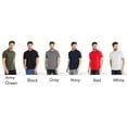 thumbnail image 3 of Wear Sierra Men's Polo Shirt, Short Sleeve, 2-Button, Quick Dry, Relaxed Fit, Red, Small, 3 of 7