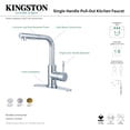 thumbnail image 6 of Kingston Brass LS2711DL Concord Single-Handle 1-Hole Deck Mount Pull-Out Sprayer Kitchen Faucet in Polished Chrome, 6 of 6