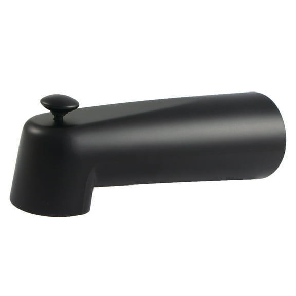 Kingston Brass K1089A0 7-Inch Diverter Tub Spout, Matte Black