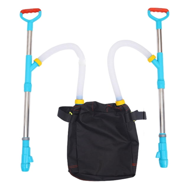 S SERENABLE Fertilizer Spreader Backpack Sprayer Fertilizer Dispenser Bag for Vegetables Metal Double Handle