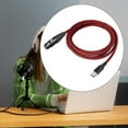 thumbnail image 1 of Cable de micrófono USB a XLR hembra, USB macho a XLR (3 pines) hembra, cable de audio mejorado para altavoz, portátil, amplificador, computadora 100 centímetros, 1 of 8