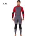 thumbnail image 3 of Traje de traje de traje completo Traje mojado para hombres y mujeres Actividades deportivas de agua de una pieza en agua fría para snorkeling Surfing Spearfishing Man / Red XXL Advancent OD017131-29, 3 of 7
