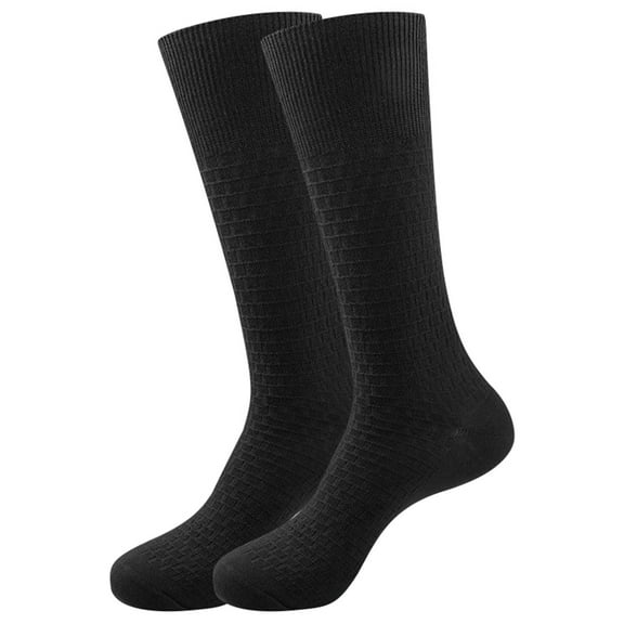 Mens Solid Color Oktoberfest Waffle Knit Combed Cotton Big Tall Crew Socks Multipack Comfort Fit For Everyday Wear