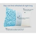 Shredded Memory Foam Pillows King Size Set of 2 Cooling Bed Pillows