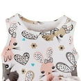 thumbnail image 5 of Robe d'Été Sans Manches à Col Imprimé Lapin pour Bébés Filles, 5 of 5