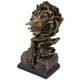 thumbnail image 1 of Escultura De Cabeza De León, Figura De León Decorativa Inodoro De Base Gruesa De Resina Para Estudio, 1 of 8