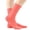 Watermelon Red, variant on BRGZLK Kids Boys Girls Colorful Basic Sock Solid Color Lightweight Moisture Wicking Soft Comfortable Dress Socks for Dail Wear 2026 Coffee 5-13 Years