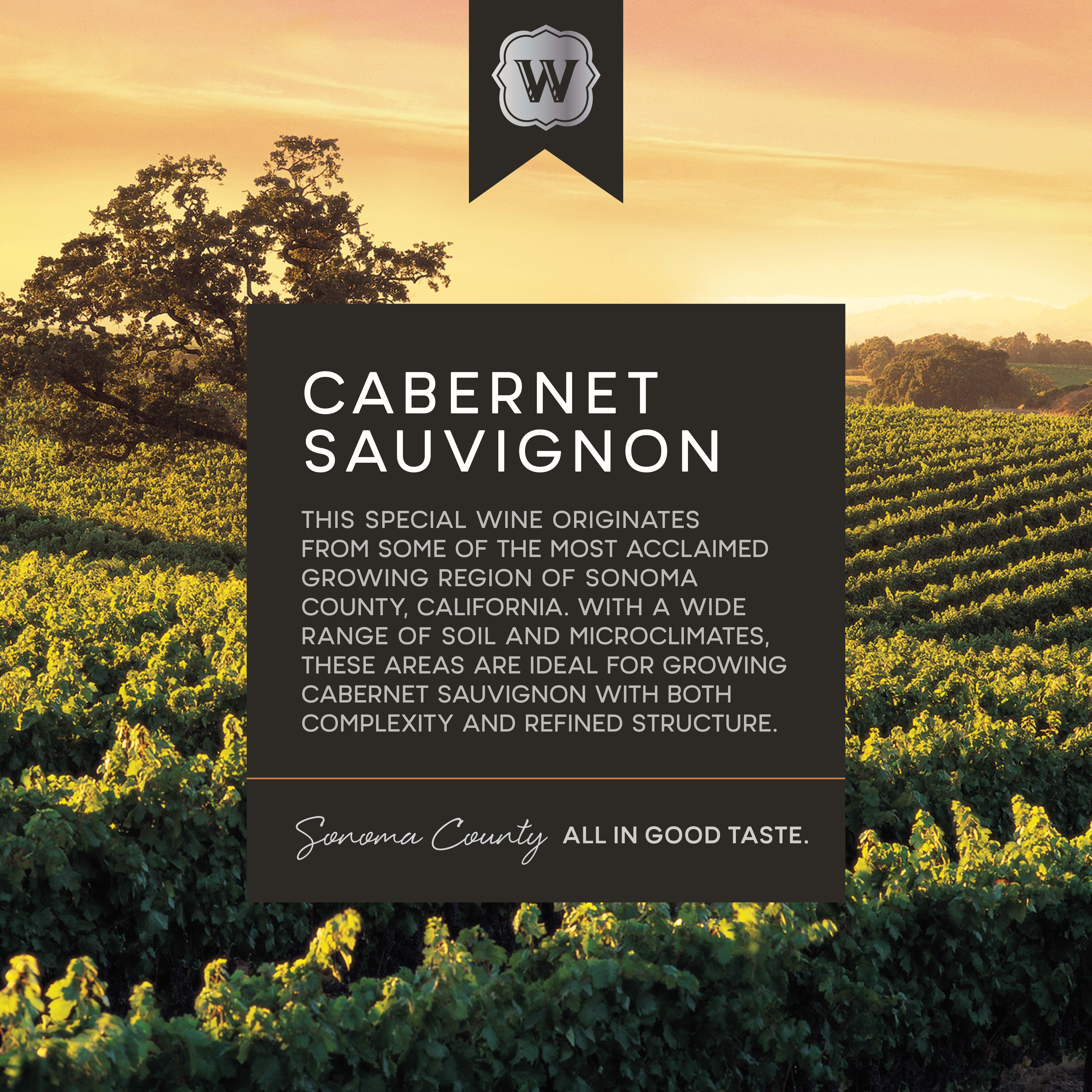 Winemakers Selection Cellar Reserve Cabernet Sauvignon Red Wine, California, 750ml (Glass Bottle)