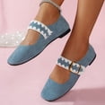 thumbnail image 4 of CHICVOMEY Vintage Flats for Women Ballet Flats with Memory Foam Dress Shoes for Women with Strap Ballet Flats Mary Jane Flats, 4 of 7