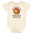 thumbnail image 3 of Inktastic Someone in Tucson Arizona Loves Me Boys or Girls Baby Bodysuit, 3 of 5