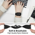 thumbnail image 4 of Scrunchie Bands Compatible with Apple Watch Bands 40mm 38mm 41mm 42mm 44mm 45mm 49mm, Adjustable Braided Elastic Stretchy Nylon Solo Loop Women Men Wristbands for iWatch Series Ultra 9 3 4 5 SE 6 7 8, 4 of 9