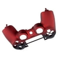 thumbnail image 5 of eXtremeRate Shadow Red Soft Touch Custom Faceplate Shell Compatible with ps4 Slim Pro Controller CUH-ZCT2 JDM-040/050/055 - Controller NOT Included, 5 of 5