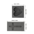 thumbnail image 2 of unbranded 2Ud De Grafito Forma Corazón Y Cruz Para Fundición De Oro Plata Y Cobre Uso DIY Negro, 2 of 8