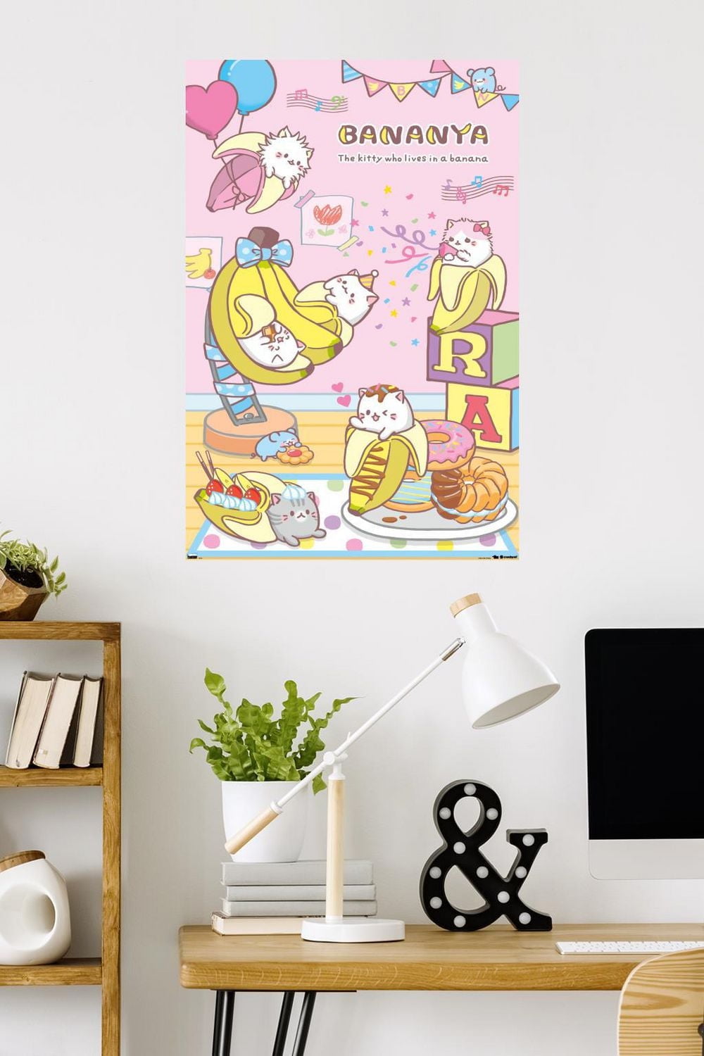 Bananya - Party Wall Poster, 22.375" x 34"