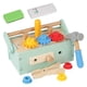 thumbnail image 3 of Juego de herramientas para niños, juguete de herramientas de madera, juguetes creativos de herramientas de madera con caja de herramientas, banco de, 3 of 9