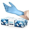 Hand-E Nitrile Gloves (L -100 Count) 3 Mil, Blue Disposable Latex and Powder Free Medical and Household Gloves