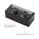 thumbnail image 5 of Selector de Señal de Audio de 6 en 1 Interruptor de Selección de Fuente para Auriculares y Altavoces con Control de Volumen para Amantes del Sonido, 5 of 6