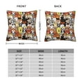 thumbnail image 2 of Yiaed Cats & Dogs Group Print Pillow Covers Super Soft Decorative Square Throw Pillow Covers Case Cushion Covers for Sofa Couch Bedroom Car Decor（No pillow core）-12"x12", 2 of 7