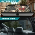 thumbnail image 5 of SEANATIVE Truck Rear Window Decal See Through Perforated Vinyl Truck Window Film Waterproof UV Protection Pickup Sticker Automotive Decals Patriotic Decor, American Flag Deer, 5 of 7