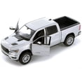 thumbnail image 2 of 2019 RAM 1500 Laramie Crew Cab Pickup Truck Silver Metallic 1/24 Diecast Model Car by Motormax, 2 of 3