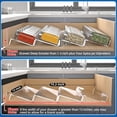 thumbnail image 3 of shiyou-Clear Acrylic Spice Drawer Organizer, 4 Tier Seasoning Jars Drawers Insert, Kitchen Spice Rack Tray for Drawer/Countertop (Jars not included), 3 of 4